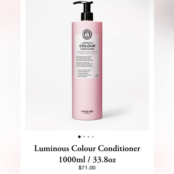 Luminous COLOUR Conditioner Maria Nila 33.8 FL OZ - Picture 1 of 4